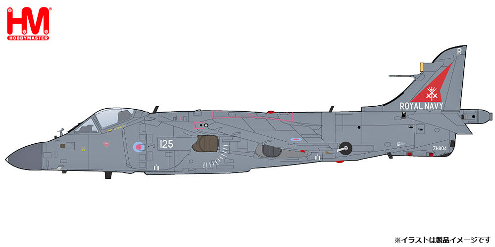 [Pre-order item] Sea Harrier FA2 Royal Navy Sea Eagle anti-ship missile included 2002 ZH804 1/72 (HM20241101) [HA4107] 