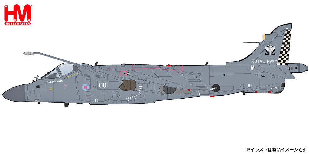 [Pre-order item] Sea Harrier FA2 Royal Navy Sea Eagle anti-ship missile included 2018 ZH804 1/72 (HM20241101) [HA4108] 