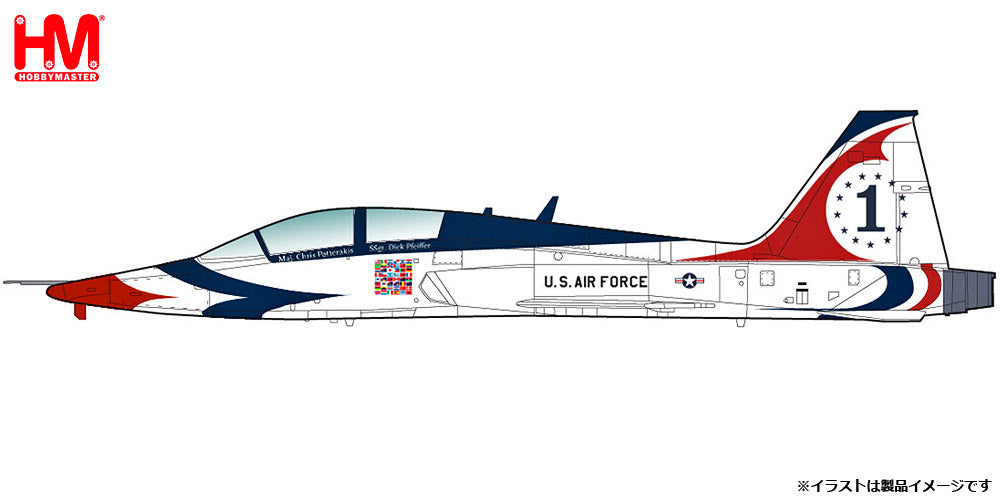 【予約商品】T-38 アメリカ空軍 サンダーバーズ 1番機 1970年代 1/72 (HM20250625) [HA5415]