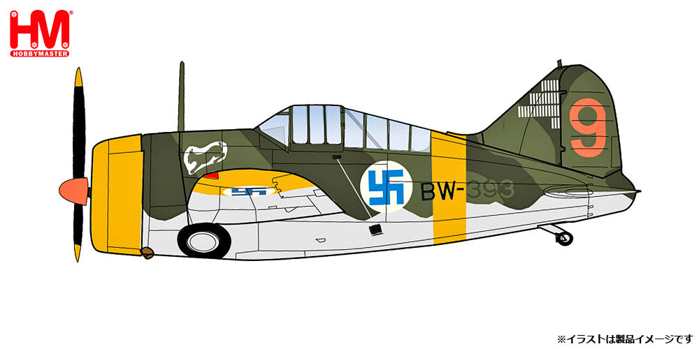 【予約商品】B-239バッファロー ブルーステル　「ハンス・ウィンド中尉機」 1944年  1/48 (HM20240107) [HA7013]