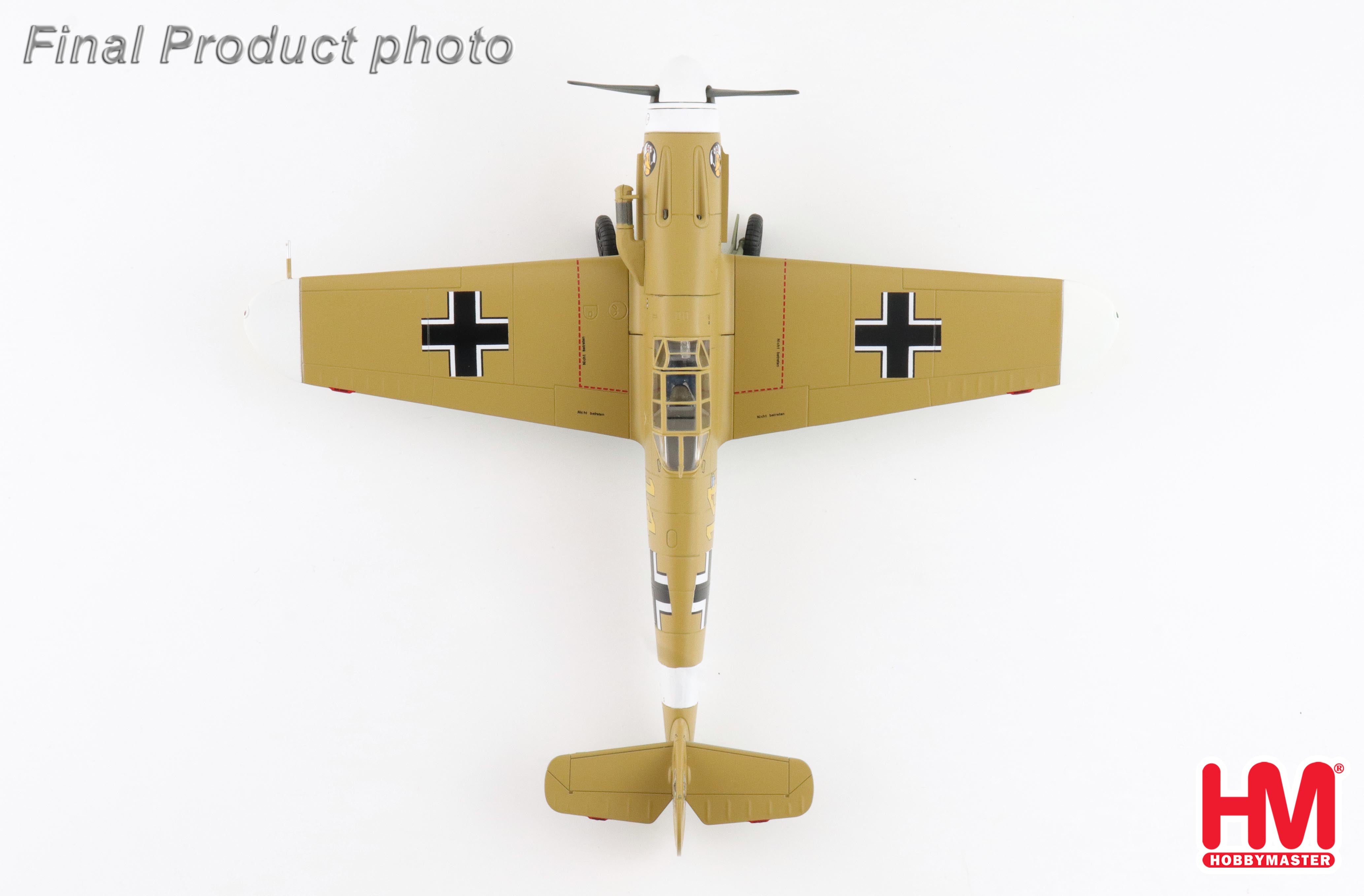 【予約商品】BF109F-4 ドイツ空軍 第3航空隊 第27戦闘航空団 「マルセイユ」 イエロー14  エジプト 1942年9月  1/48  (HM20260117) [HA8766]