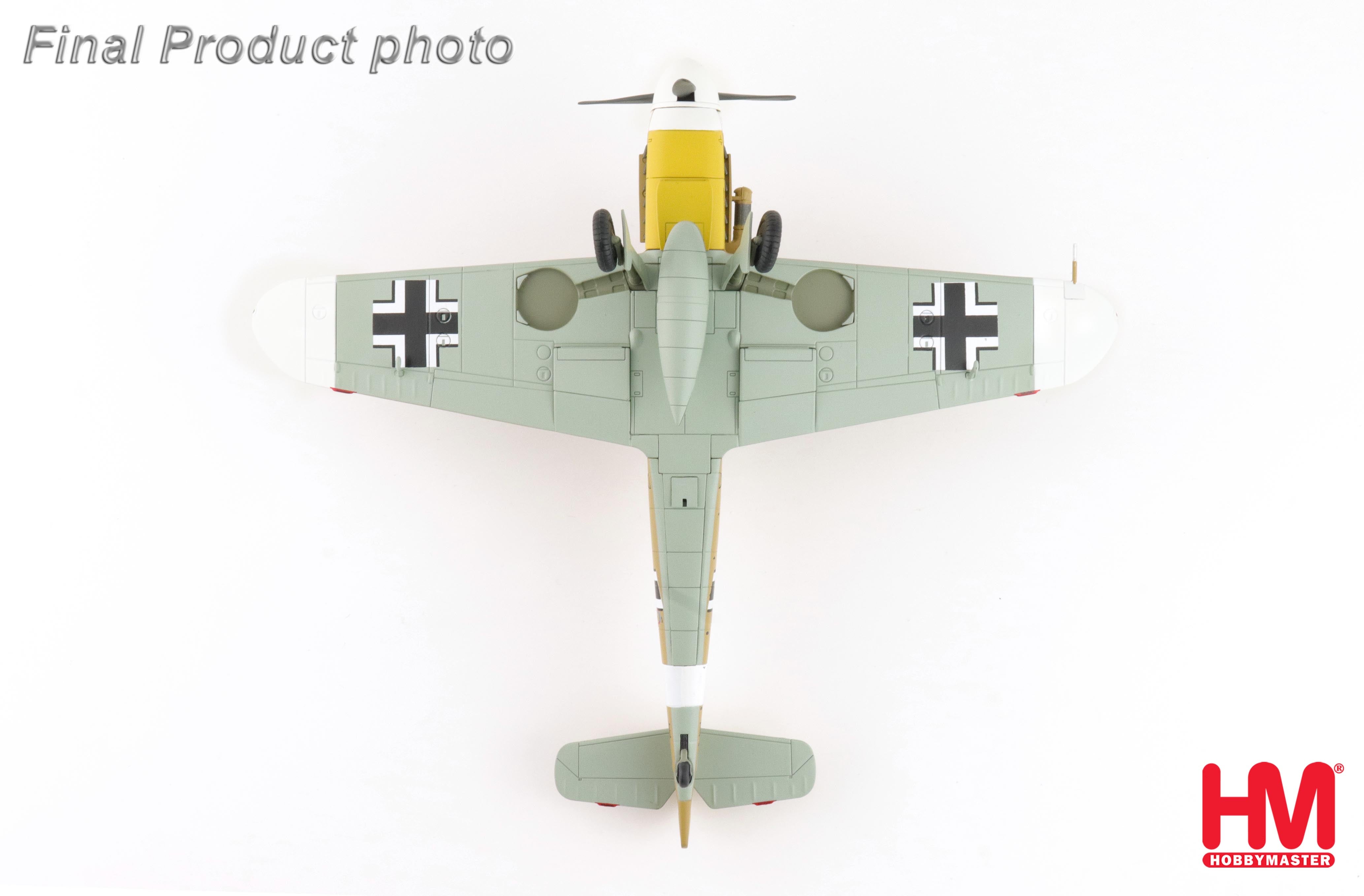 【予約商品】BF109F-4 ドイツ空軍 第3航空隊 第27戦闘航空団 「マルセイユ」 イエロー14  エジプト 1942年9月  1/48  (HM20260117) [HA8766]