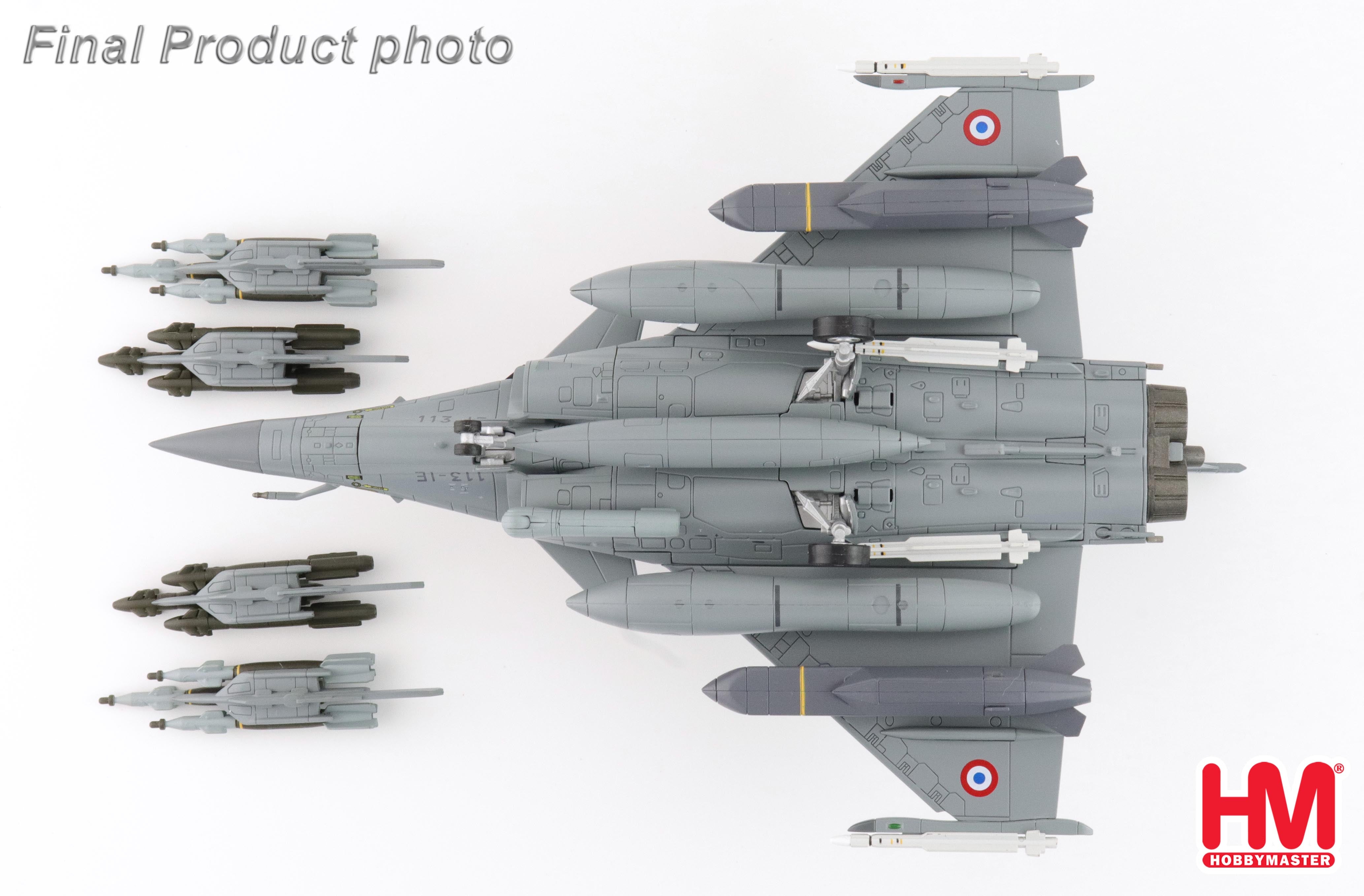 ラファールB フランス空軍 「オペレーション・ハルマッタン」 リビア 2011年 ※SCALP/HAMMER/GBU-12付属 113-IE/330 1/72 [HA9618]