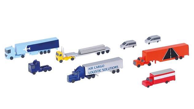 [Pre-order item] Truck &amp; Van Airport Accessory Set 1/500 (HE20241109) [520652-001] 