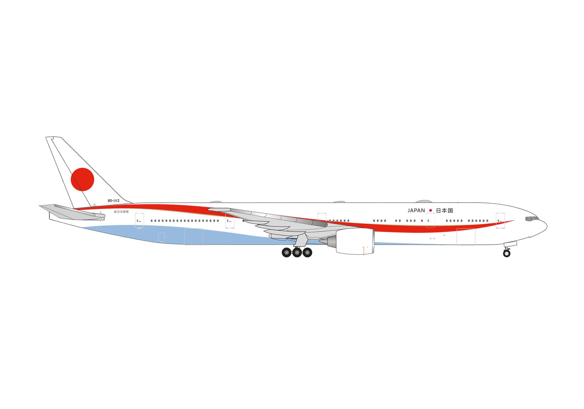 777-300ER 日本国政府専用機 80-1112 1/500 [532778-001]