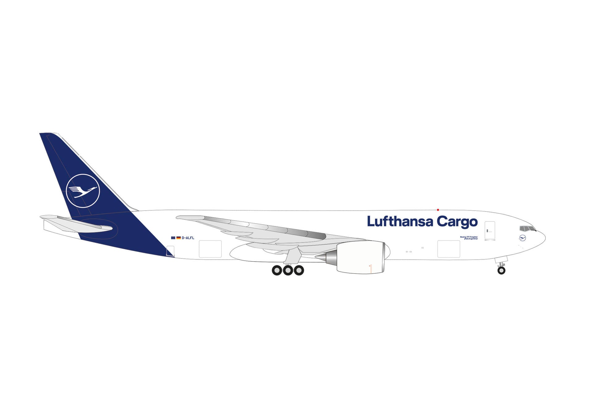 【予約商品】777F ルフトハンザ・カーゴ 「!Hola Argentina!」 D-ALFL 1/500 (HE20250711) [533188-002]