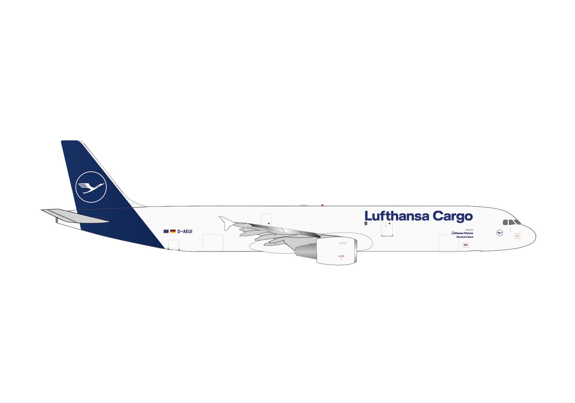 【予約商品】A321P2F ルフトハンザ・カーゴ 「Dia dhuit Ireland」 D-AEUI 1/500 (HE20250711) [536660-001]