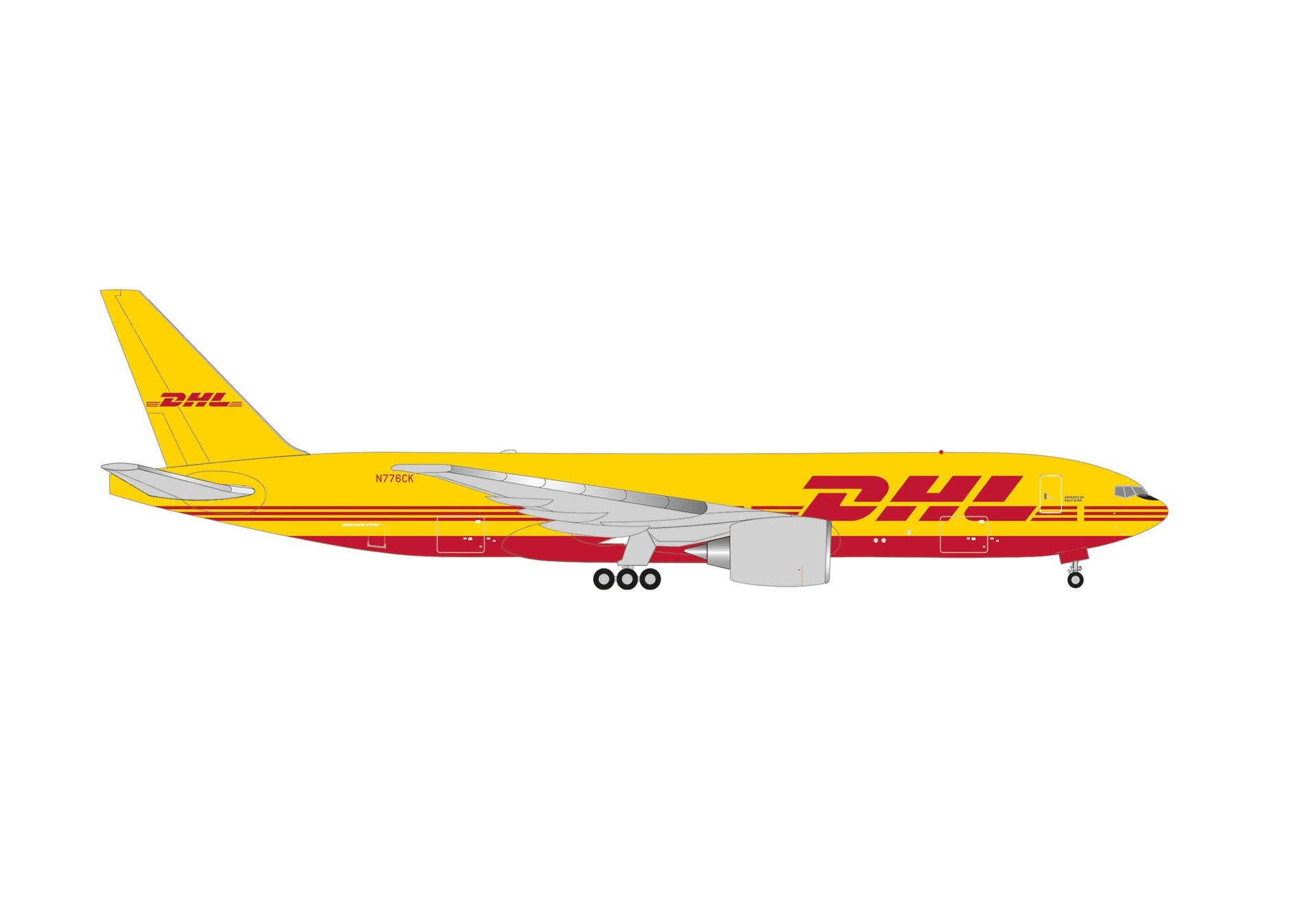 777F DHLアビエーション N776CK 1/500 [537032-001]