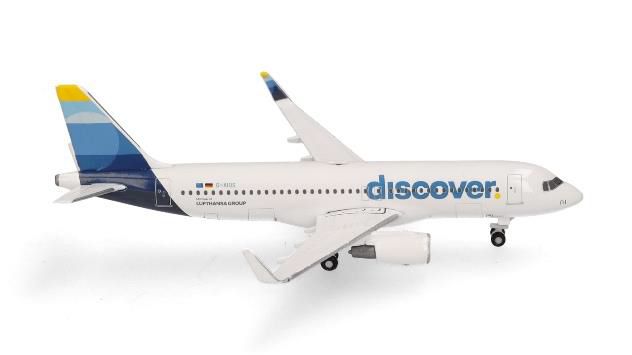 非常に高い品質 ディスカバー A320 Wings Herpa D-AIUS [537933] 1/500 航空機・ヘリコプター