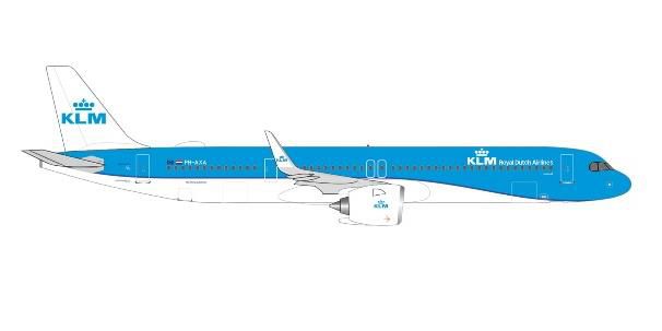 Herpa Wings A321neo KLMオランダ航空 「Koninginnepage/Swallowtail