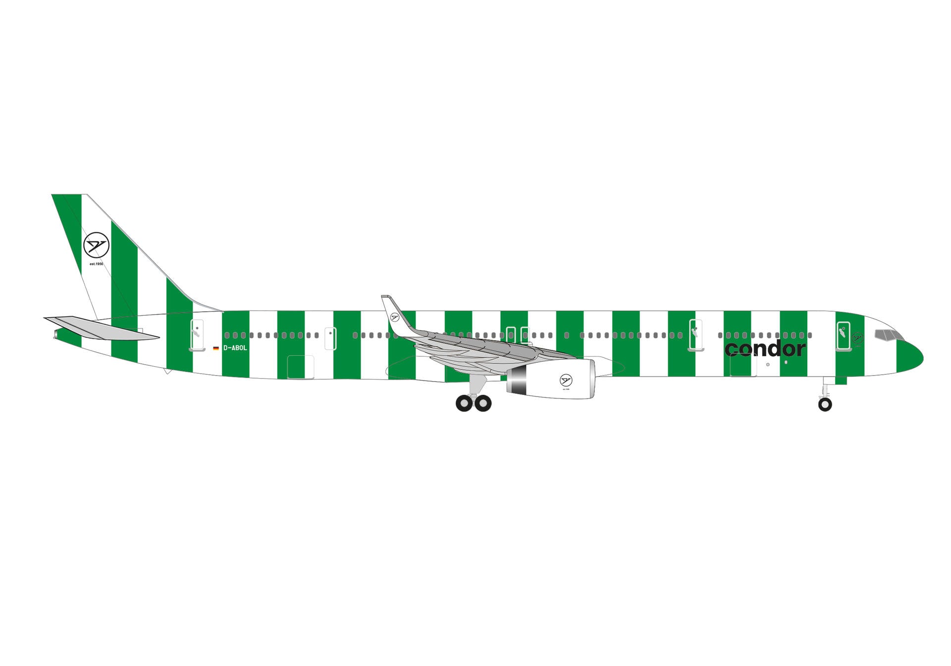757-300 コンドル航空 Island D-ABOL 1/500 [538213]