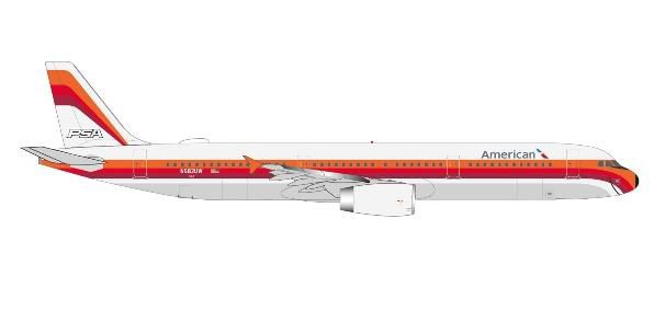 [Pre-order item] A321 American Airlines PSA "Heritage livery" N582UW 1/500 (HE20241123) [538244] 