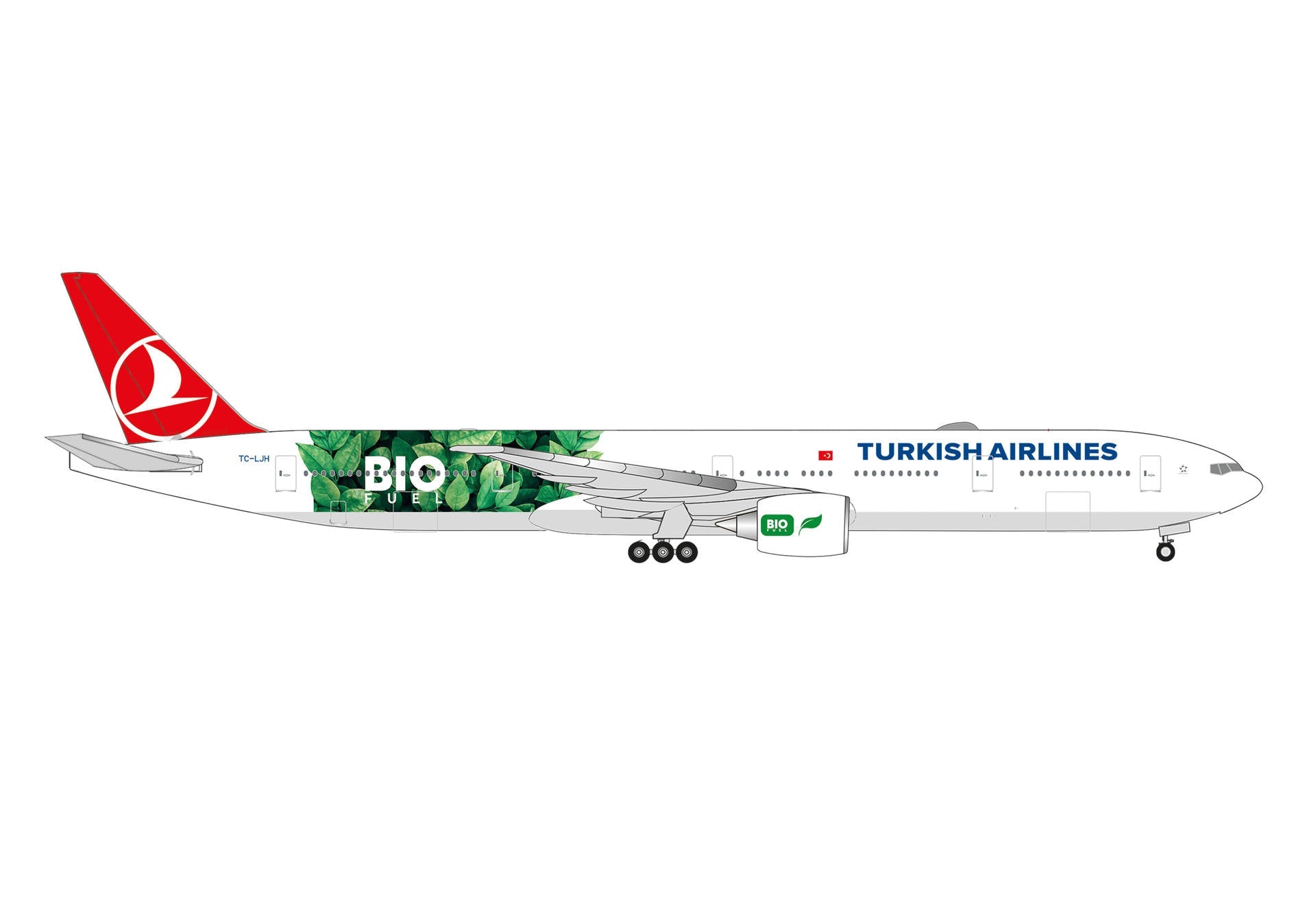 777-300ER ターキッシュ エアラインズ Bio Fuel TC-LJH 1/500 [538442]