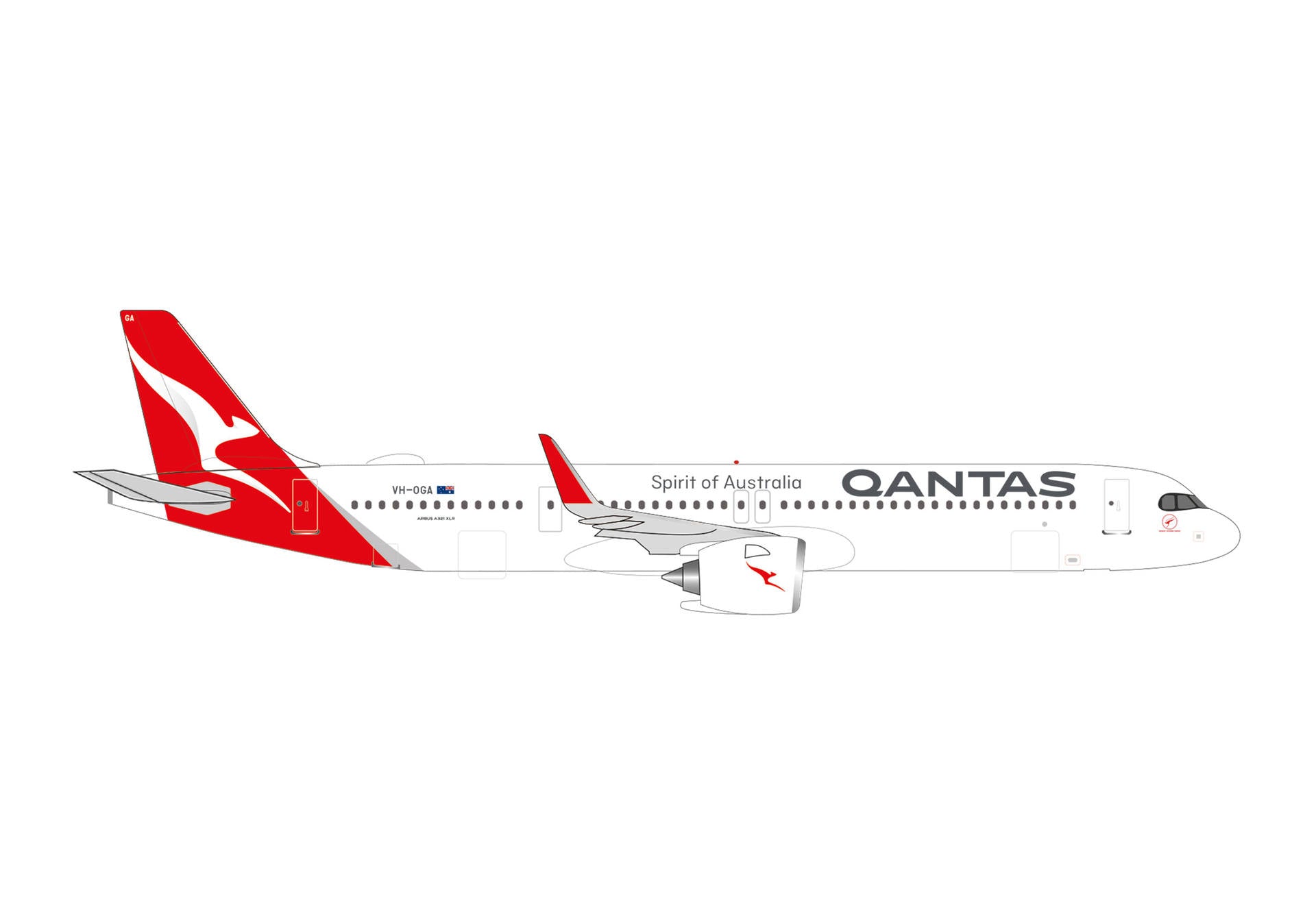A321XLR カンタス航空 Great Ocean Road VH-OGA 1/500 [538497]