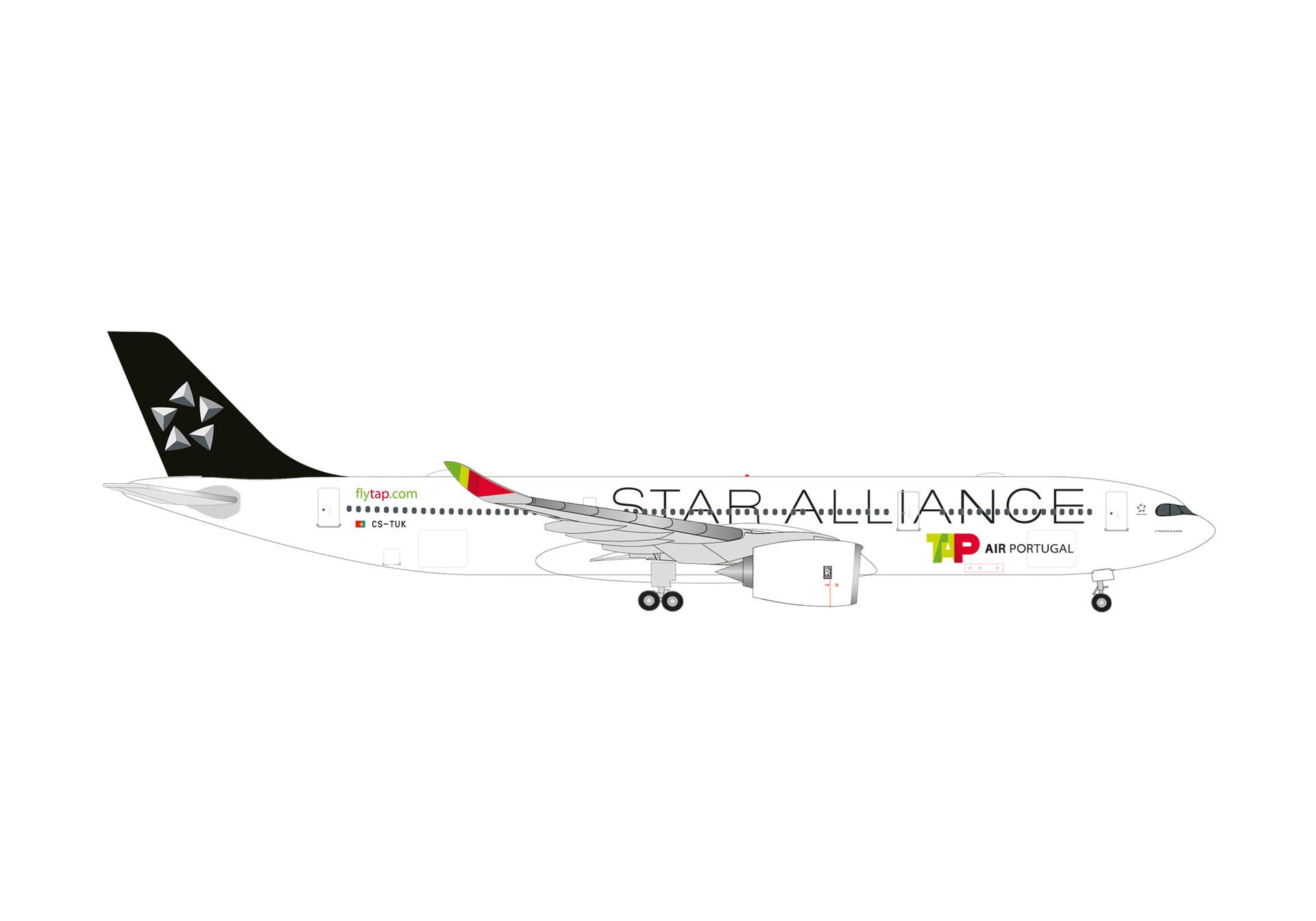 A330-900neo TAPポルトガル航空 スターアライアンス塗装 「D. Francisco de Almeida」  CS-TUK 1/500 [538541]