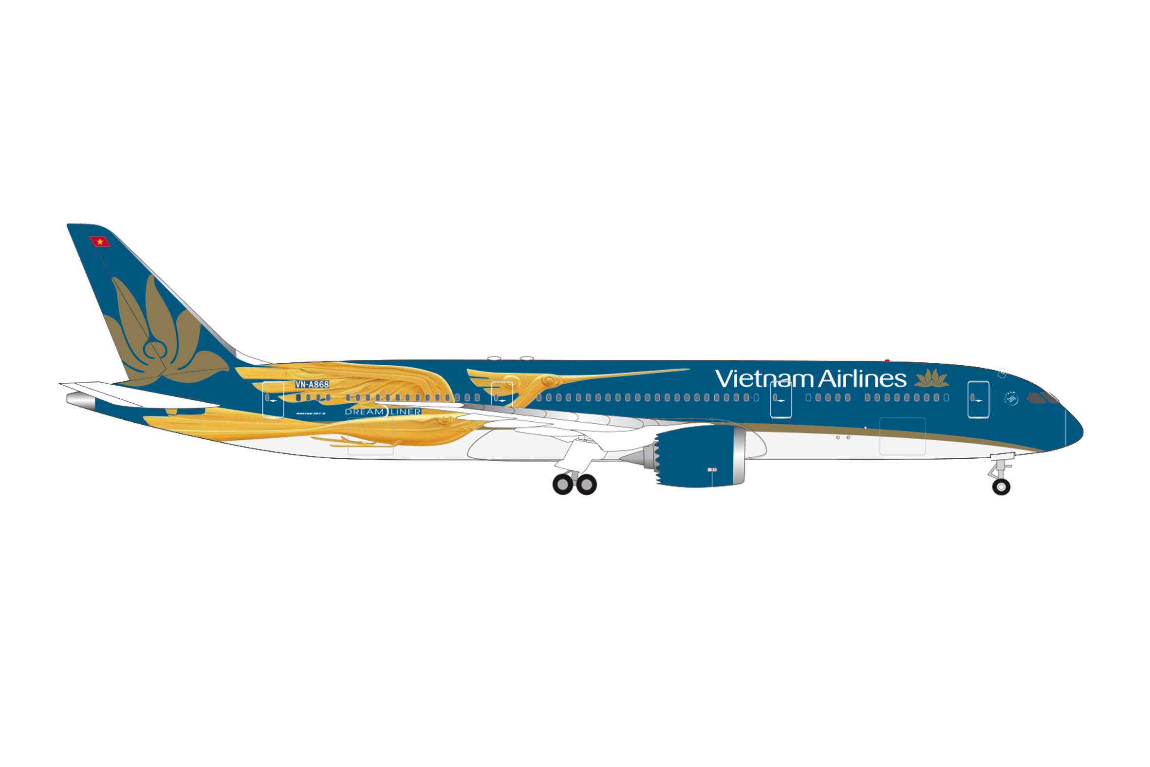【予約商品】787-9 ベトナム航空 「Chim Lac」 ※30周年記念塗装 VN-A868 1/500 (HE20260314) [538909]