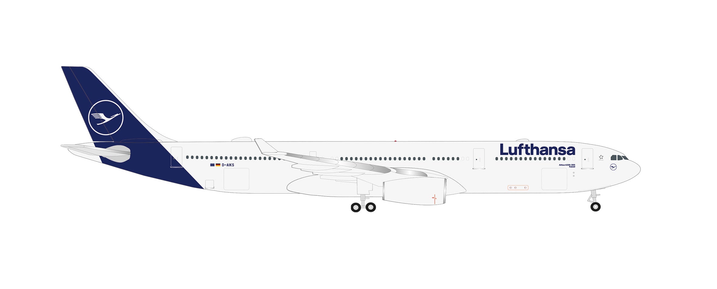 Herpa Wings A330-300 ルフトハンザ航空 D-AIKS 1/500 [538954]