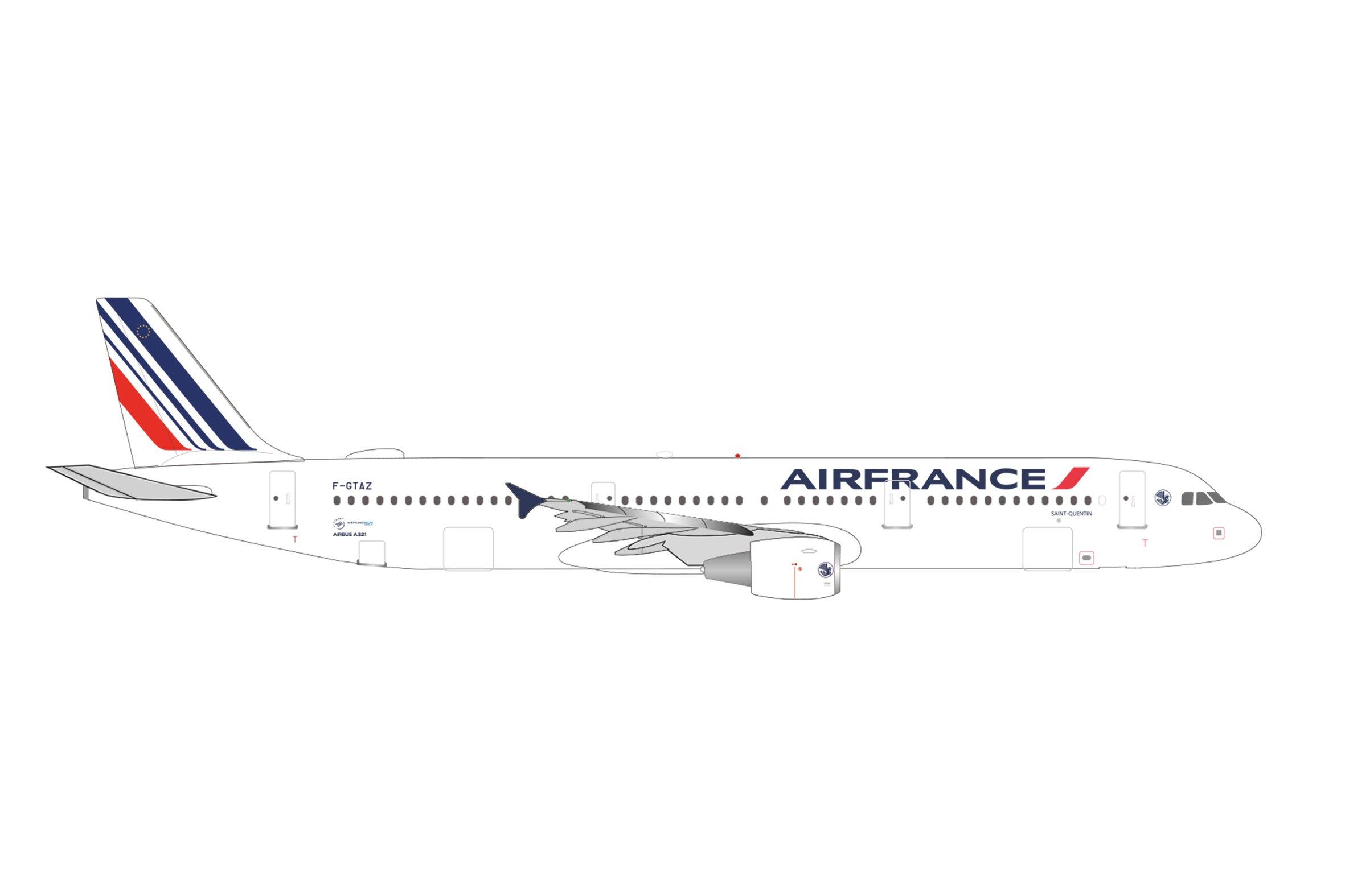 Herpa Wings 【7/7(火)発売】【予約商品】A321 エールフランス 「Saint