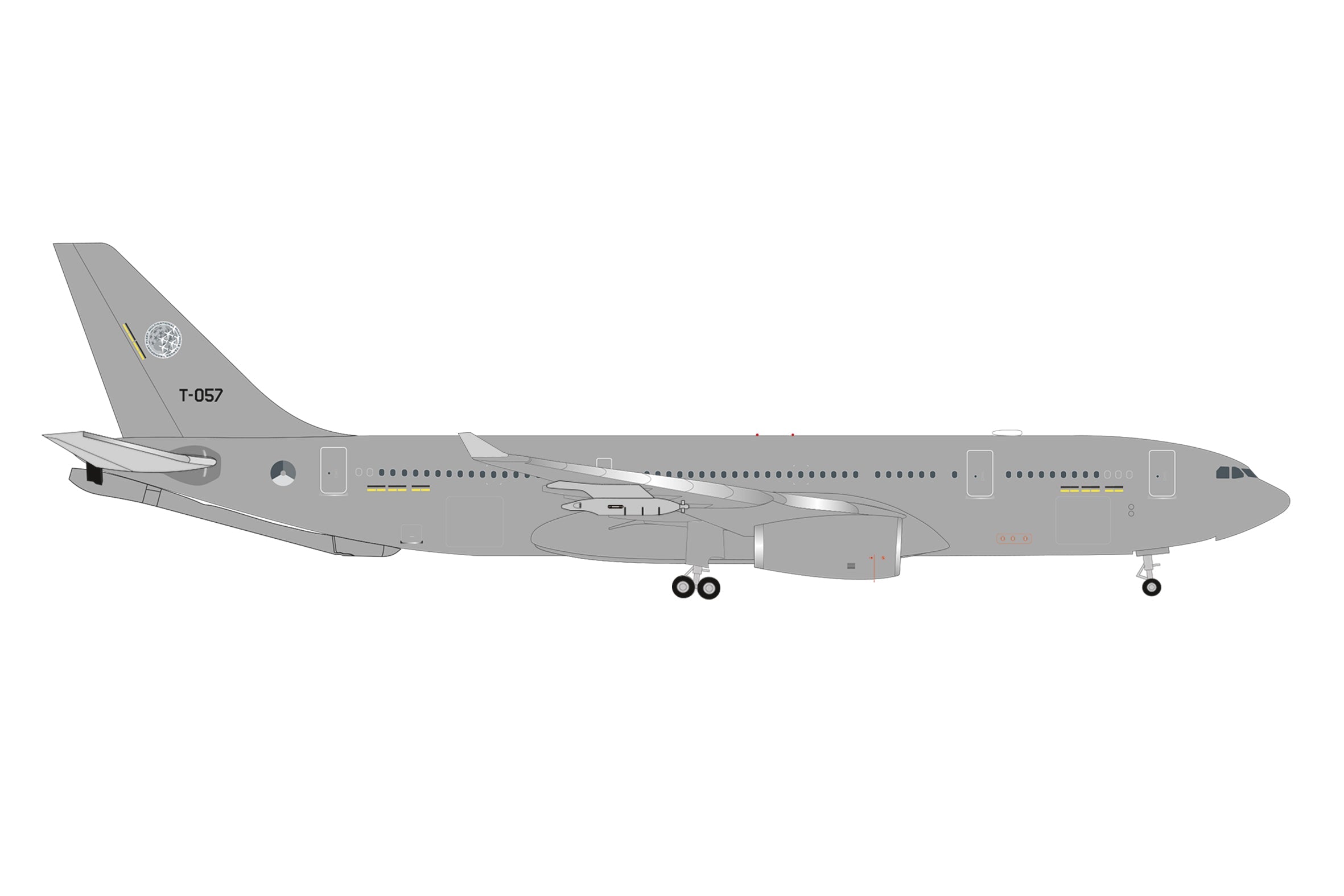 A330MRTT NATO多国籍MRTT部隊 アイントホーフェン基地 T-057 1/500 [539166]