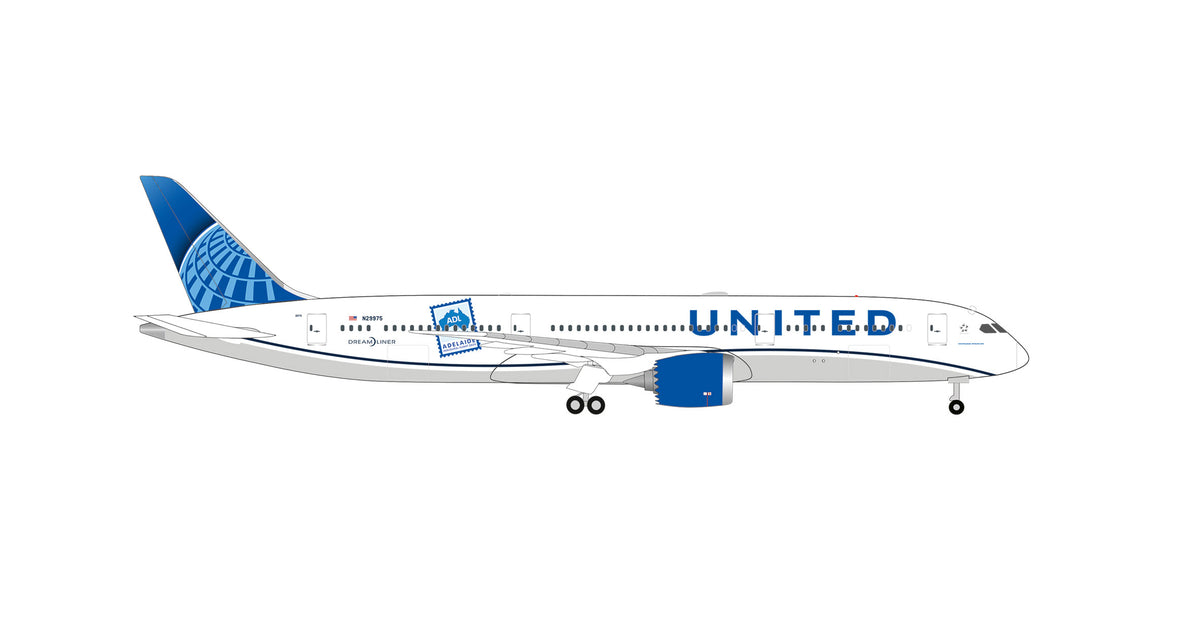 【予約商品】787-9 ユナイテッド航空 「Adelaide」 N29975 1/500 (HE20260912) [539432]