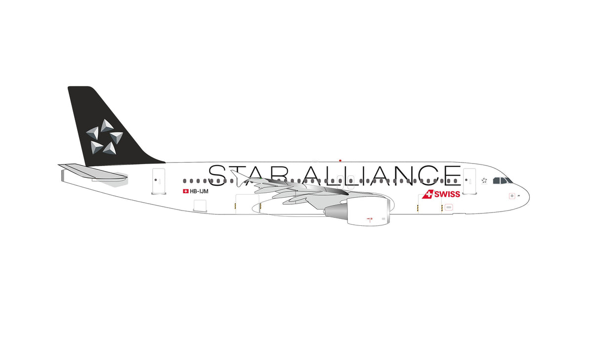 A320 スイス インターナショナル エアラインズ 「Richterswil」 ※スターアライアンス塗装 HB-IJM 1/500 [539463]