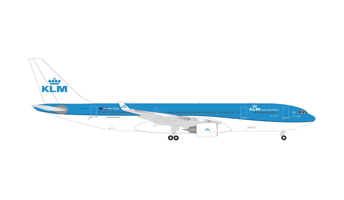 A330-200 KLMオランダ航空 「Dam - Amsterdam」 PH-AOA 1/500 [539685]