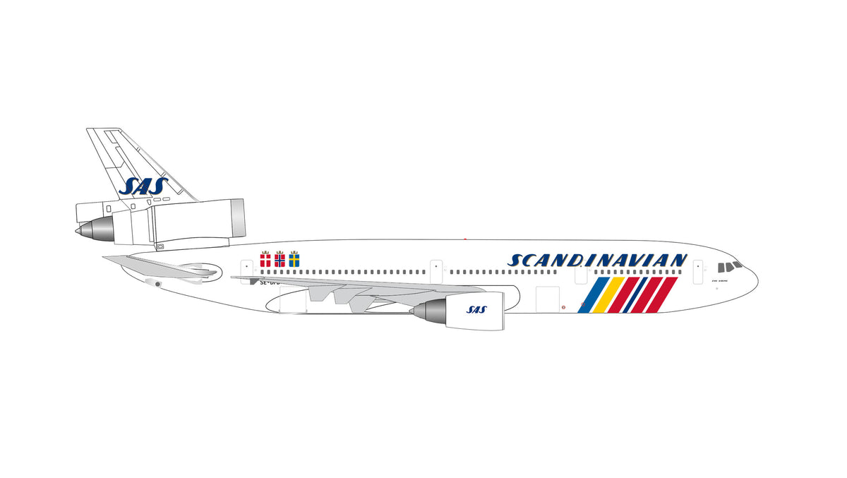 【予約商品】DC-10-30 スカンジナビア航空 「Dag Viking」 SE-DFD 1/500 (HE20260912) [539715]