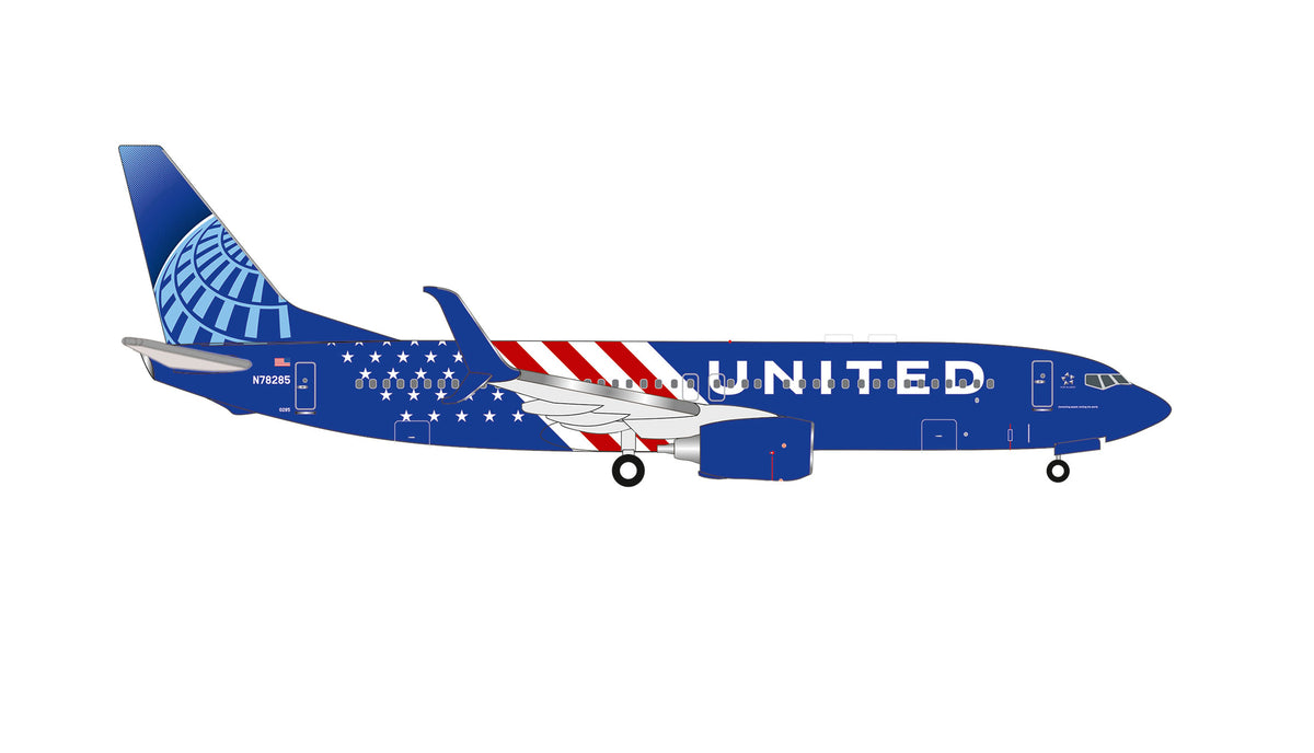【予約商品】737-800 ユナイテッド航空 「America 250」 1/500 (HE20260912) [539913]