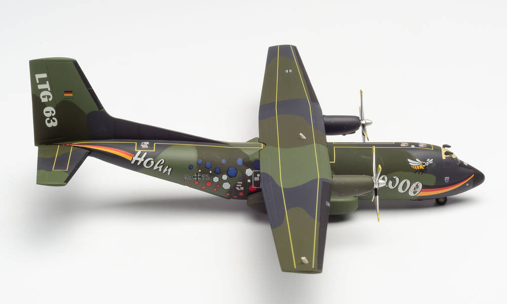 C-160 德國空軍 LTG 63 50+72 400,000飛行小時紀念塗裝 1/200 *金屬製成 [570909]