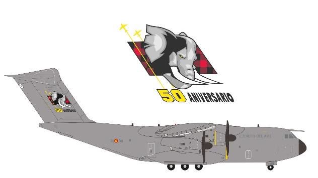 【予約商品】A400M スペイン空軍  「31st Wing (Ala 31) - 50 Aniversario TK.23-14」 1/200 (HE20241109) [573191]