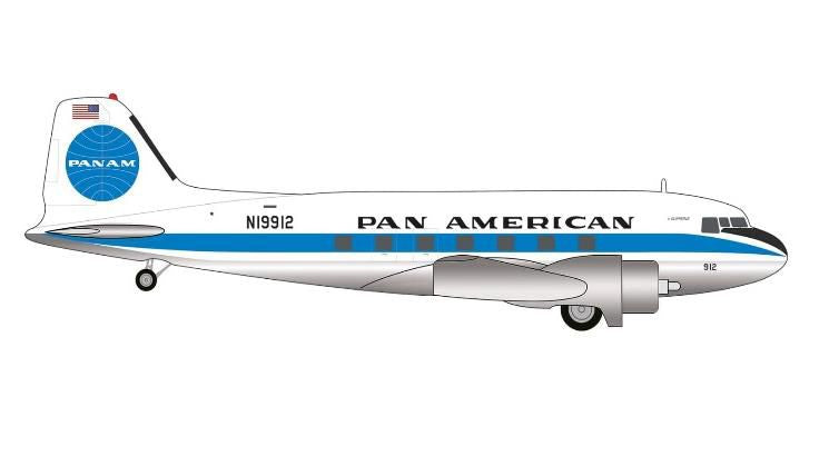 [Pre-order item] DC-3 Pan American Airways "s Clipperie" N19912 1/200 (HE20241123) [573382] 