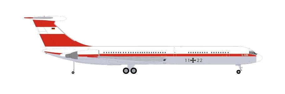 【予約商品】IL-62M ドイツ空軍 Flugbereitschaft  11+22  1/200 (HE20241123) [573412]