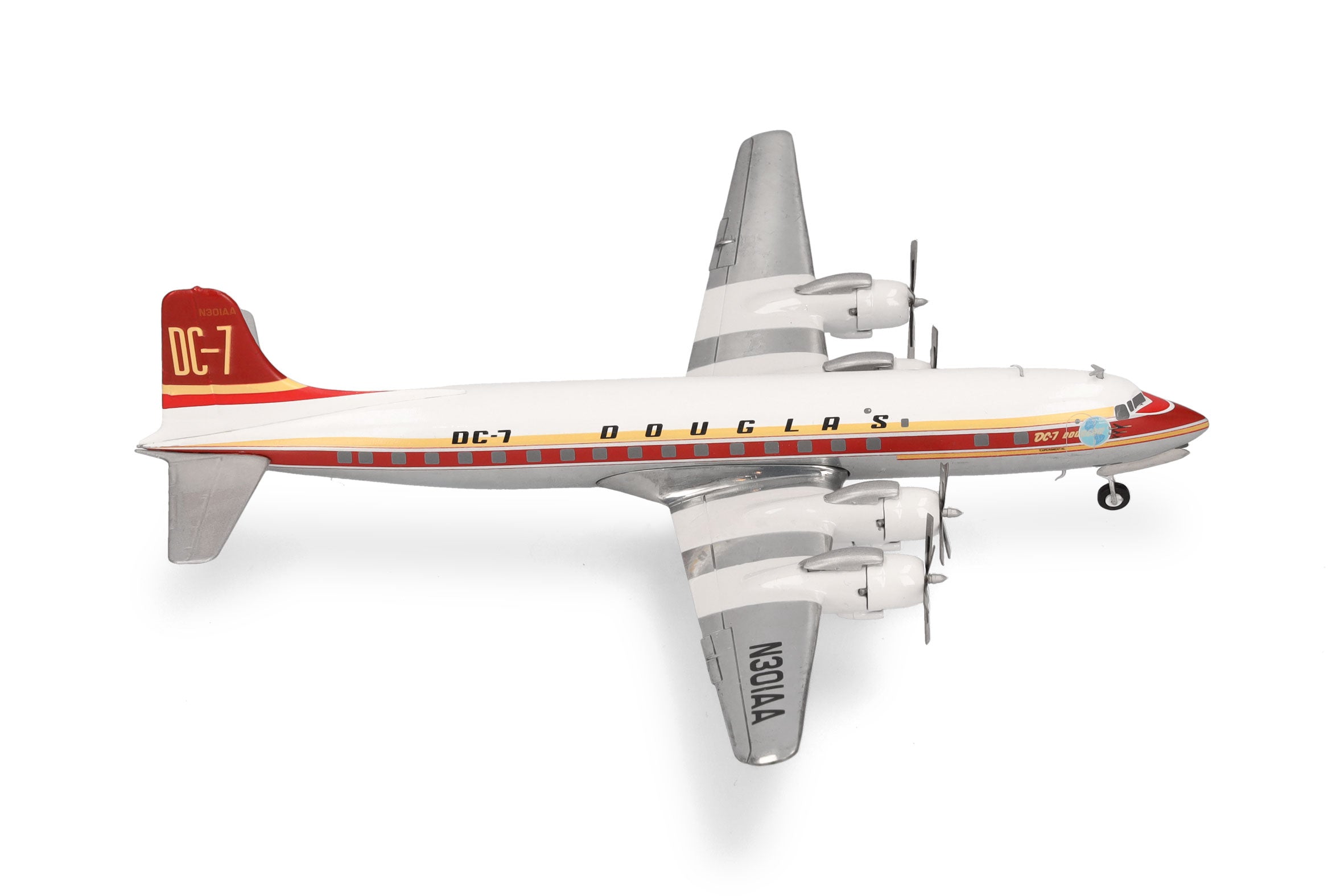 【予約商品】DC-7 ダグラス・エアクラフト ※試作品塗装　N301AA 1/200 (HE20250912) [573528]