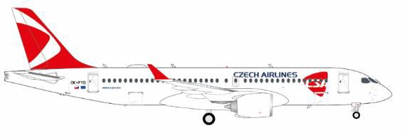 【予約商品】A220-300 チェコ航空 OK-FYD 1/200 (HE20250711) [573740]