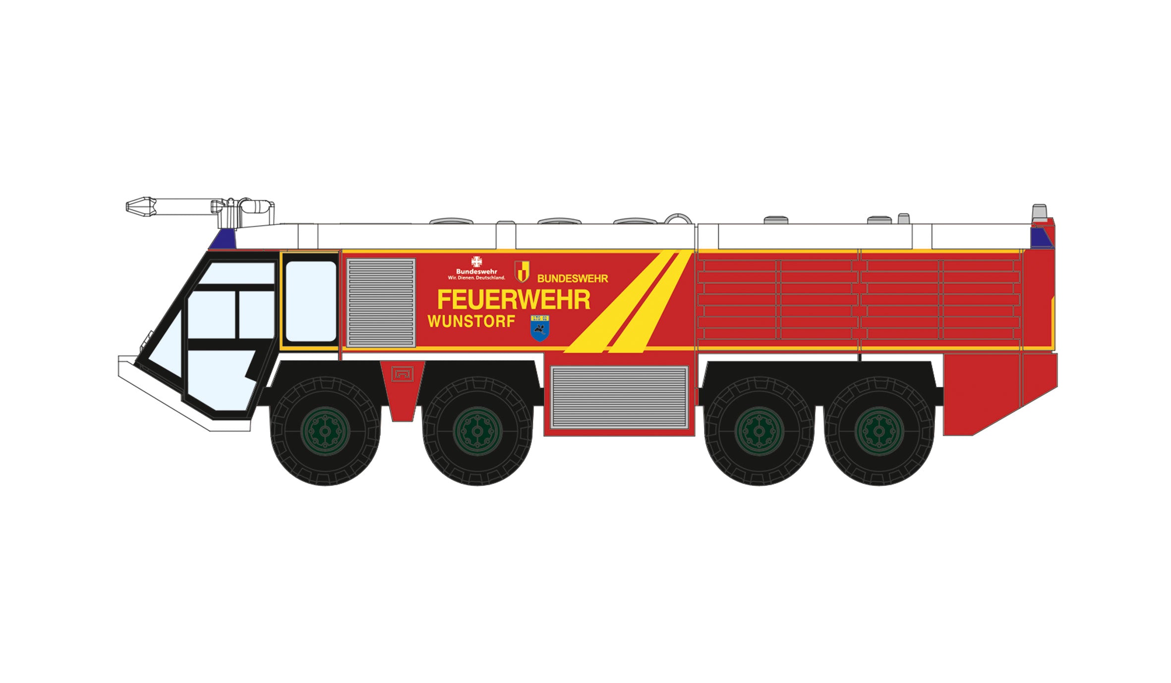 【予約商品】空港消防車 LTG62 ヴンストルフ空軍基地 1/200 (HE20260717)［574167］