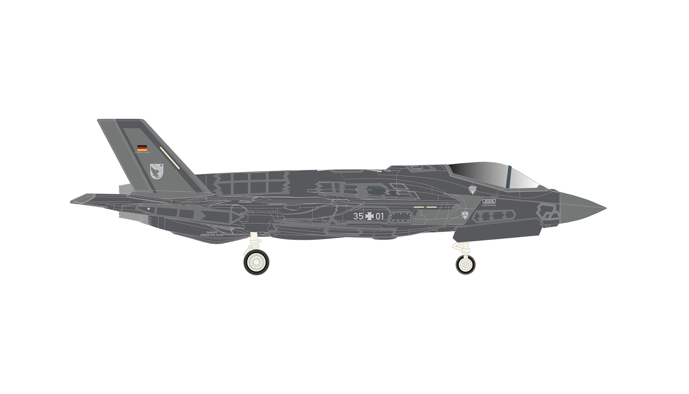 Herpa Wings 【予約商品】F-35A ドイツ空軍 「Taktisches