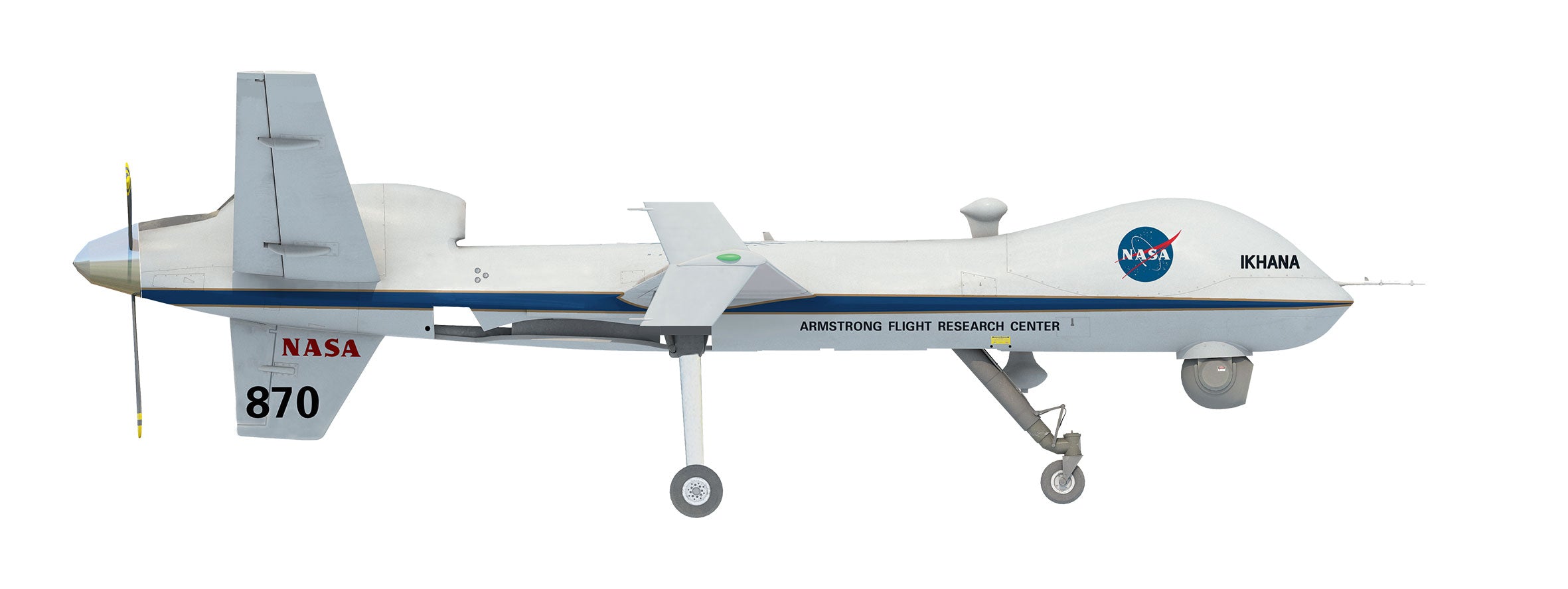 【予約商品】MQ-9A NASA アームストロング飛行研究センター 「Ikhana」 870  1/72 (HE20250912) [580908]