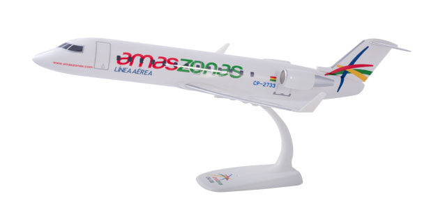 [WEB 專用特價] CRJ-200 亞馬遜航空 CP-2733 (卡入式模型、垂直、無起落架) 1/100 *塑膠 [609685-001]