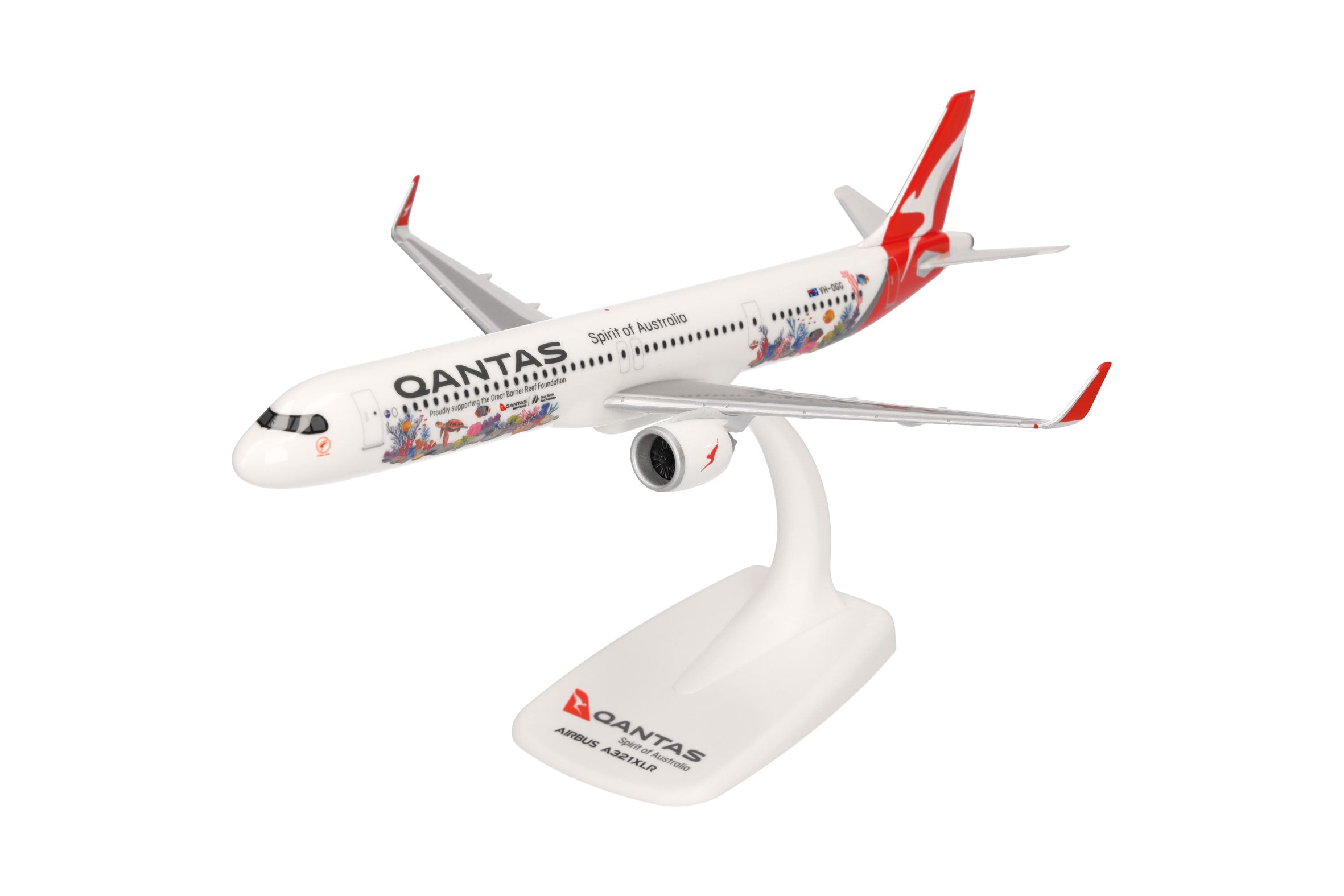 【予約商品】A321XLR カンタス航空 「Coral Sea 『Great Barrier Reef livery』」 VH-OGG 1/200 (HE20260717)［615020］