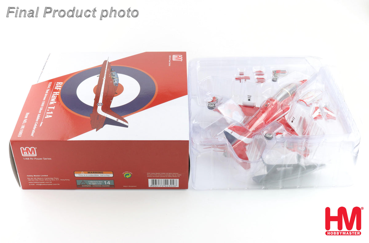 【予約商品】ホーク T.1A イギリス空軍 レッドアローズ 25周年記念機 1989年 1/48 (HM20261021) [HU1003]