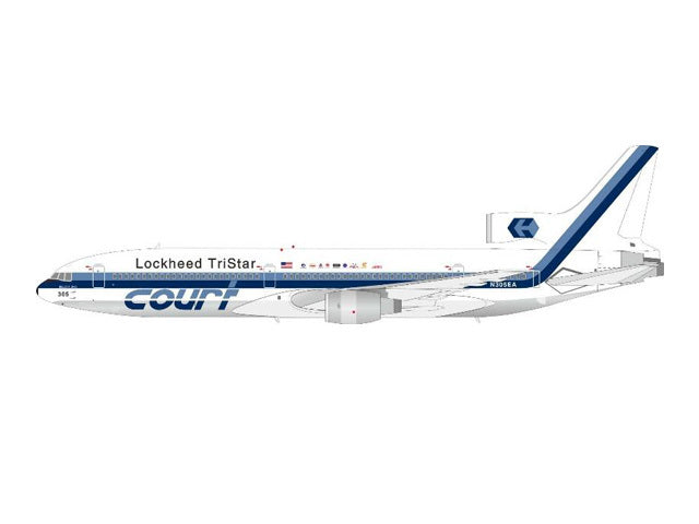 L-1011 ロッキード（コートライン航空）ハウスカラー ※ポリッシュ仕上げ  N305EA 1/200 [IF1011EA0124P]