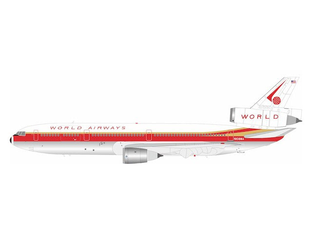 InFlight200 DC-10-30CF World Airways *Polished finish N108WA