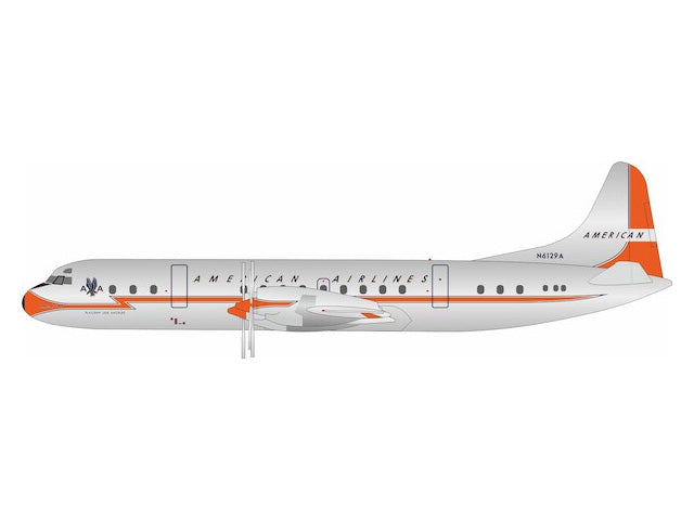 【予約商品】L-188 アメリカン航空 「Orange Nose」  N6129A  1/200 (IF20240210) [IF188AA1123P]