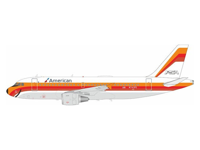 A319-100 アメリカン航空 (PSA塗装) N742PS 1/200[IF319AA742]