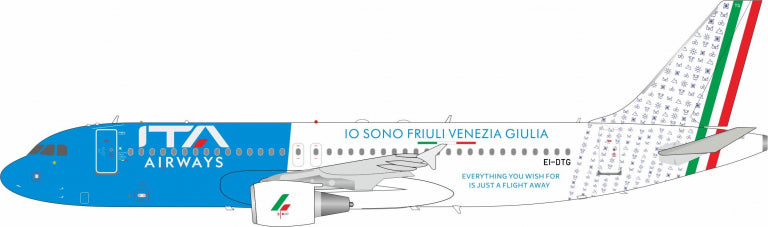 A320 ITAエアウェイズ 特別塗装「Io sono Friuli Venezia Giulia」 EI-DTG 1/200[IF320AZ0523]