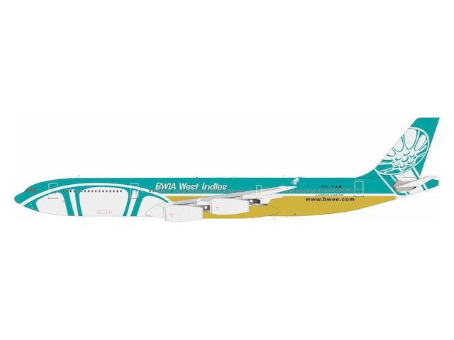 【予約商品】A340-300 BWIA （ウェスト インディーズ エアウェイズ）  9Y-TJN  1/200 (IF20240210) [IF343BW0324]