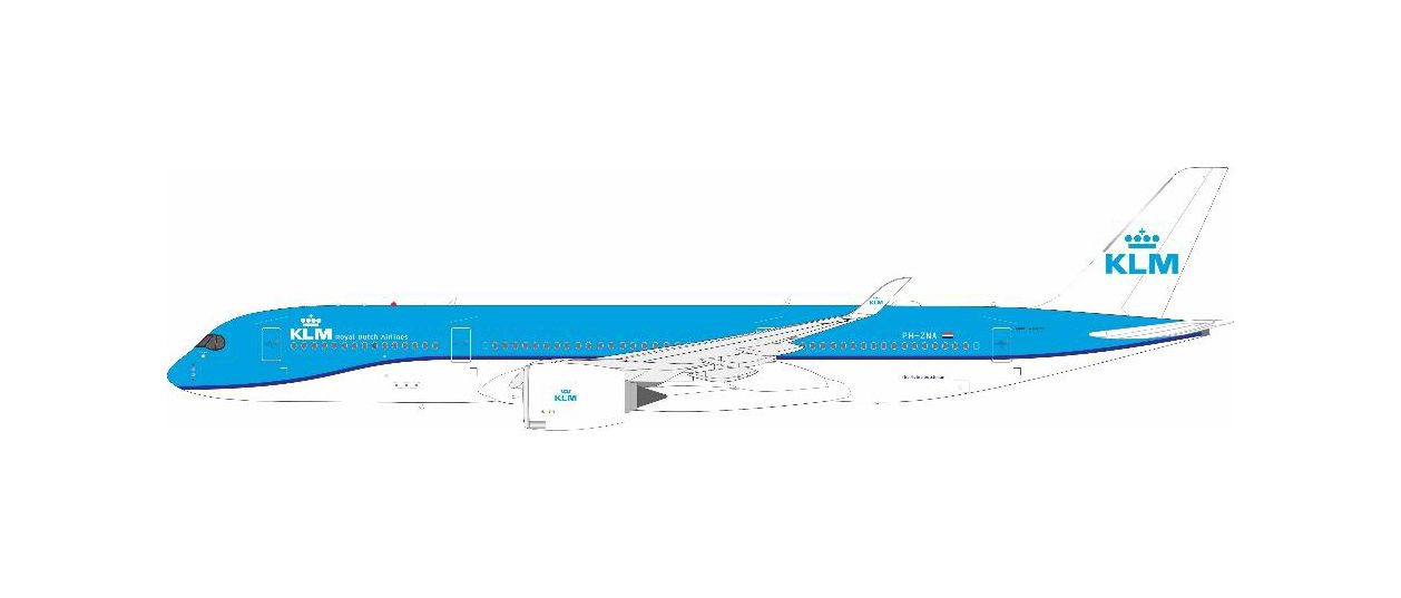 InFlight200 【予約商品】A350-900 KLMオランダ航空 PH-ZNA 1/200