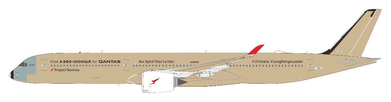 【予約商品】A350-1000ULF カンタス航空 「FIRST FLIGHT」 F-WULR 1/200 (IF20260616)［IF35XQF0726］