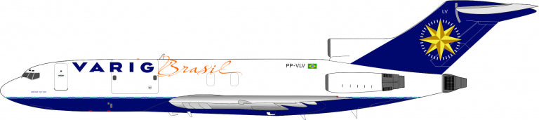 727-30C (combined cargo/passenger type/100C) Varig-Log (Varig Brazilian Airlines) 1990s PP-VLV ​​1/200 [IF721RG0123]