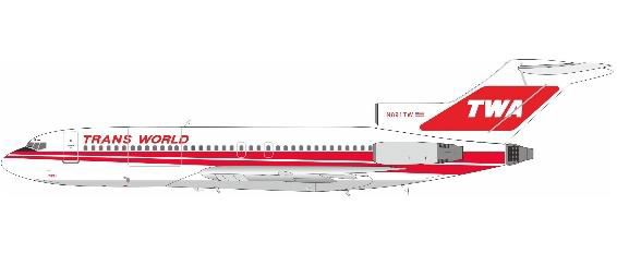 727-100 TWA Trans World Airlines N891TW 1/200[IF721TW0623] 